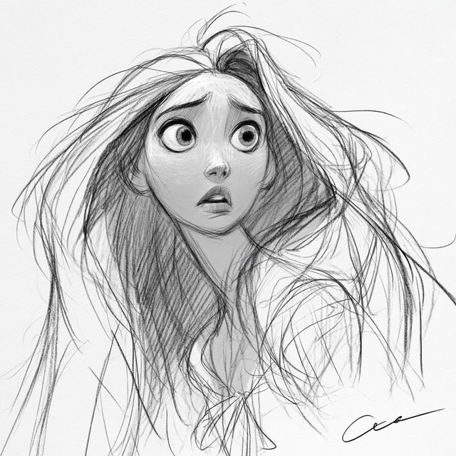 Glen Keane style, Midjourney V8.2, render 2 of 4