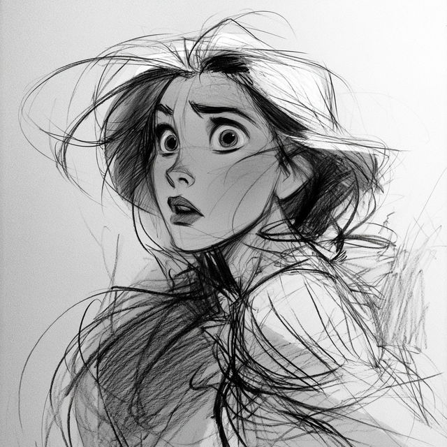 Glen Keane style, Midjourney V8.2, render 4 of 4