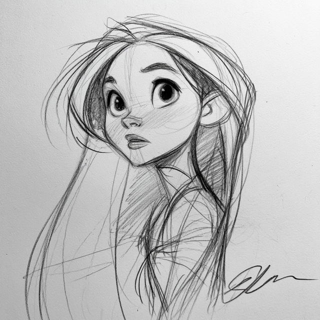 Glen Keane style, Midjourney V8.2, render 3 of 4