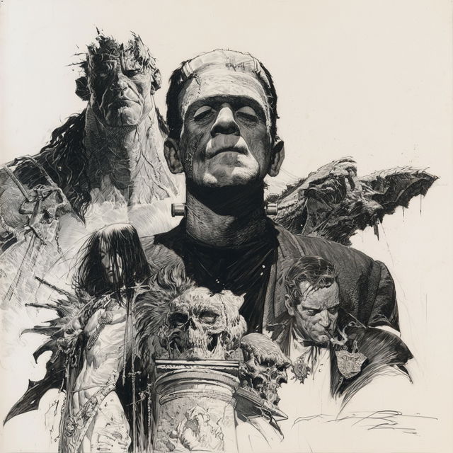 Glenn Fabry style, Midjourney V8.2, render 3 of 4