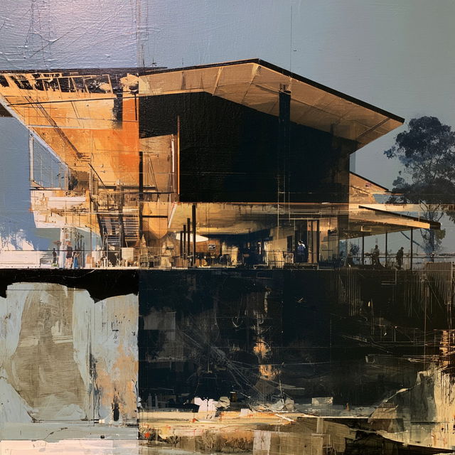Glenn Murcutt style, Midjourney V8.2, render 4 of 4