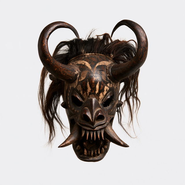 Gnaga mask style, Midjourney V8.2, render 2 of 4
