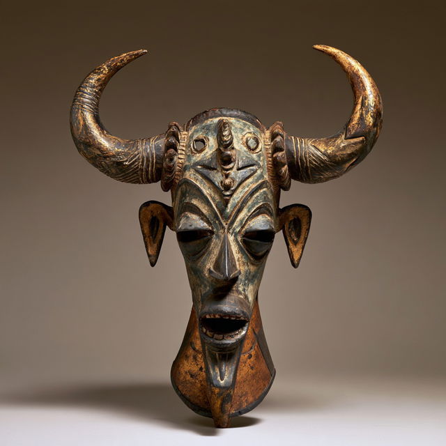 Gnaga mask style, Midjourney V8.2, render 4 of 4