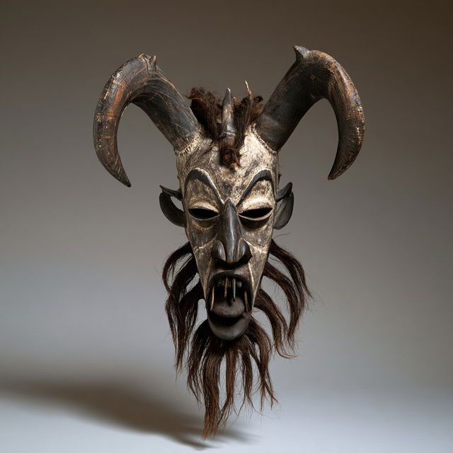 Gnaga mask style, Midjourney V8.2, render 3 of 4