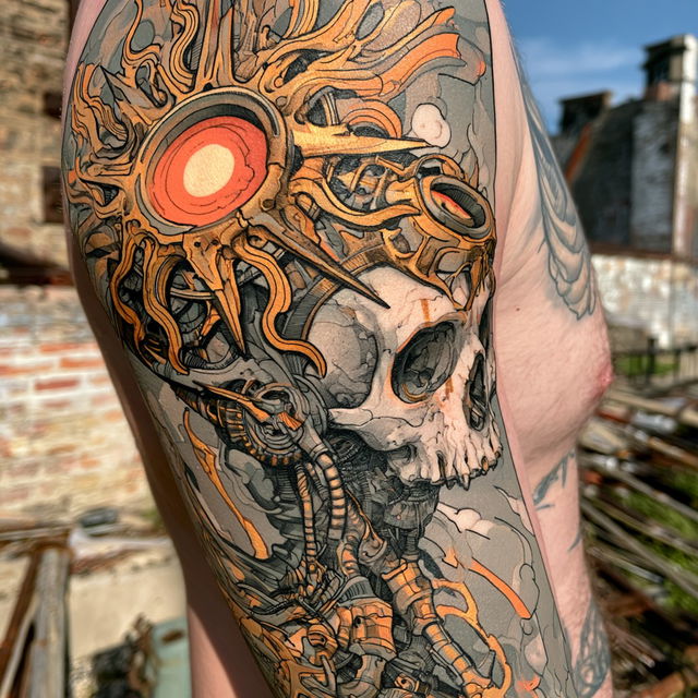 GodMachine style, Midjourney V8.2, render 1 of 4