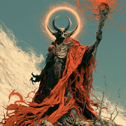 GodMachine style (Illustrators), Midjourney V8.2