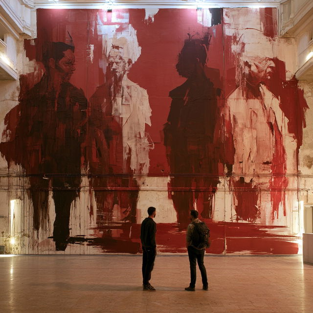 Gonzalo Borondo style, Midjourney V8.2, render 3 of 4