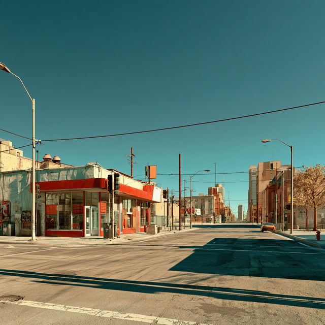 Google Street View style, Midjourney V8.2, render 4 of 4