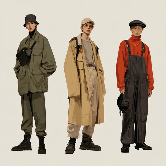 Gopnik fashion style, Midjourney V8.2, render 4 of 4
