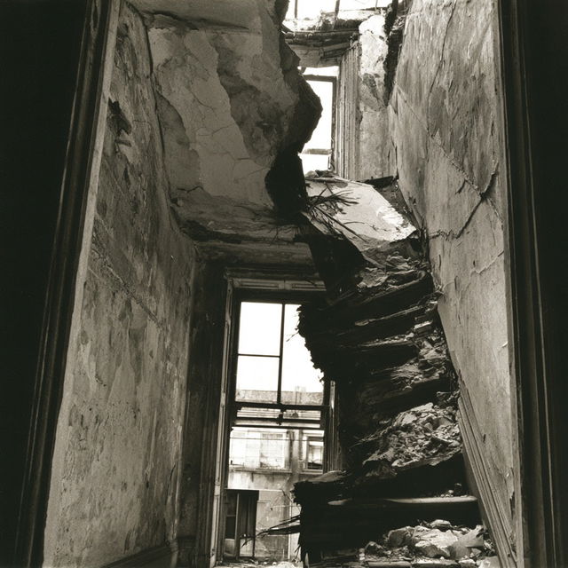 Gordon Matta-Clark style, Midjourney V8.2, render 4 of 4