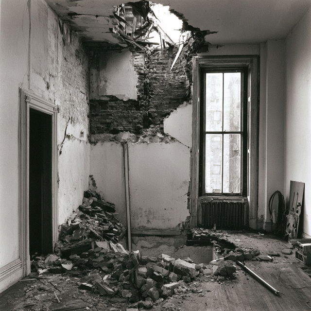 Gordon Matta-Clark style, Midjourney V8.2, render 3 of 4