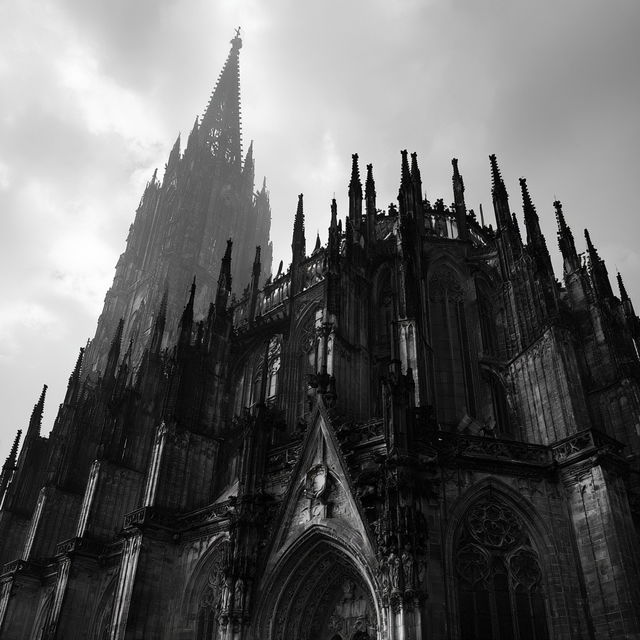 Gothic architecture style, Midjourney V8.2, render 3 of 4