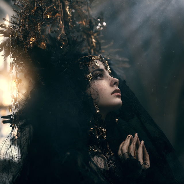 Gothic art style, Midjourney V8.2, render 4 of 4