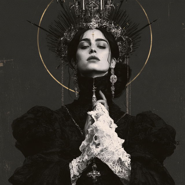 Gothic art style, Midjourney V8.2, render 1 of 4