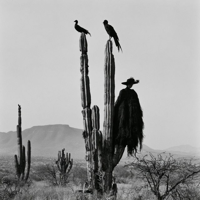 Graciela Iturbide style, Midjourney V8.2, render 3 of 4