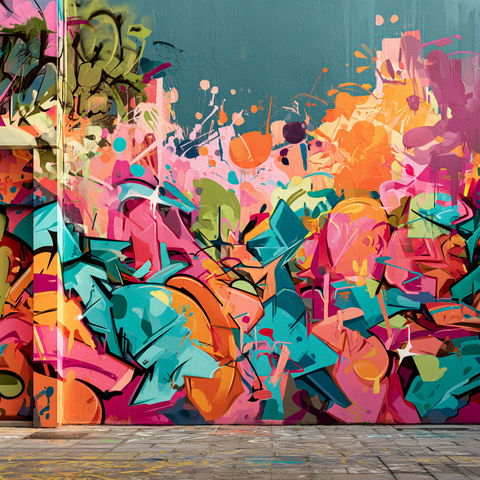 Graffiti style (Techniques), Midjourney V8.2