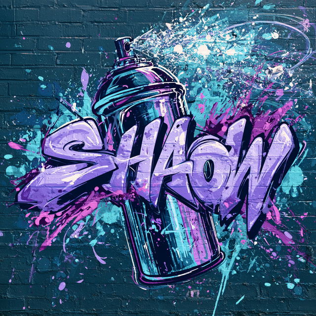 Graffiti style, Midjourney V8.2, render 4 of 4