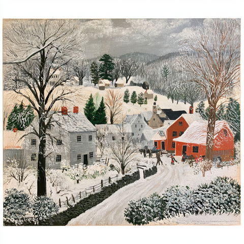 Grandma Moses style (Painters), Midjourney V8.2