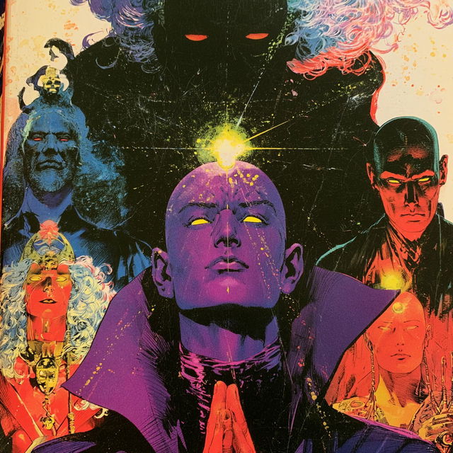 Grant Morrison style, Midjourney V8.2, render 3 of 4