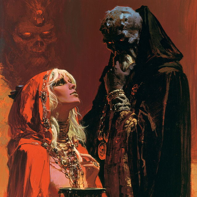 Gray Morrow style, Midjourney V8.2, render 1 of 4