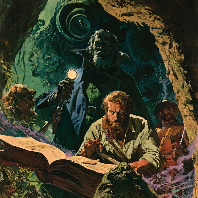 Gray Morrow style, Midjourney V8.2, render 4 of 4