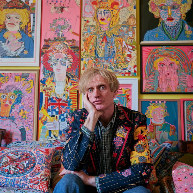 Grayson Perry style, Midjourney V8.2, render 1 of 4