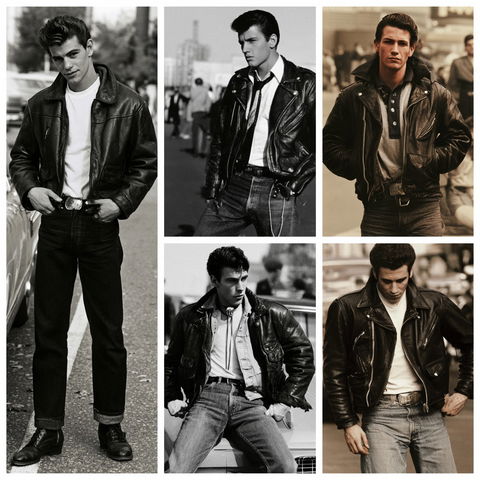 Greaser fashion style (Genres), Midjourney V8.2