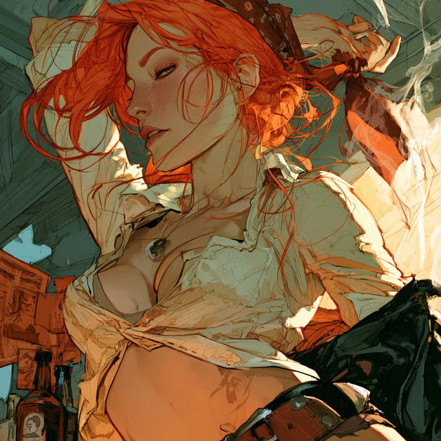 Greg Tocchini style, Midjourney V8.2, render 2 of 4