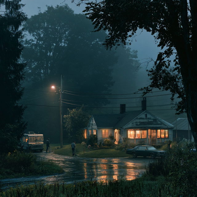 Gregory Crewdson style, Midjourney V8.2, render 2 of 4
