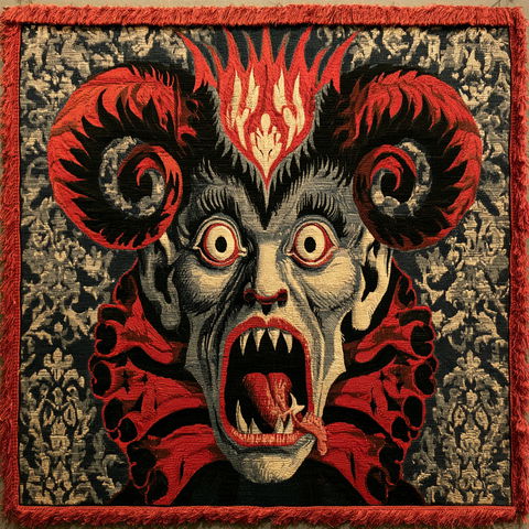 Grotesque tapestry style (Techniques), Midjourney V8.2