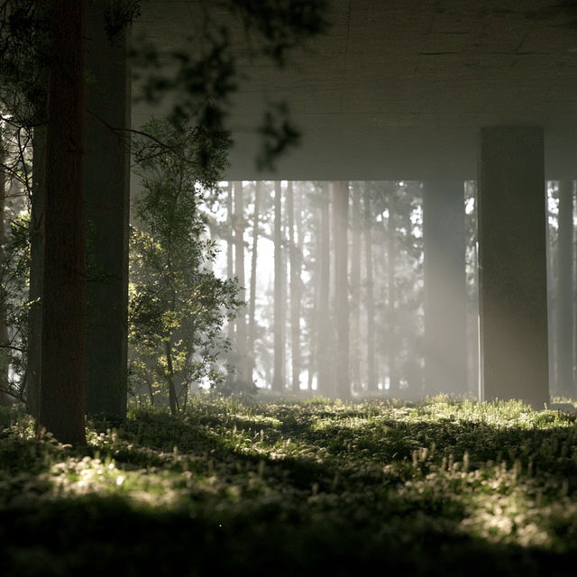 Ground-level view style, Midjourney V8.2, render 1 of 4