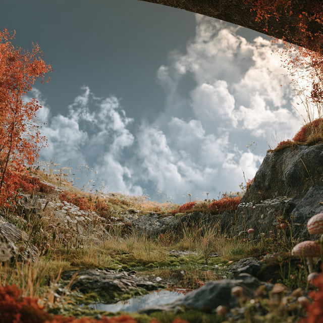 Ground-level view style, Midjourney V8.2, render 4 of 4