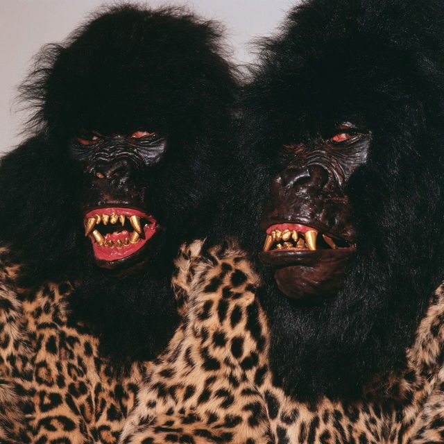 Guerrilla Girls style, Midjourney V8.2, render 3 of 4