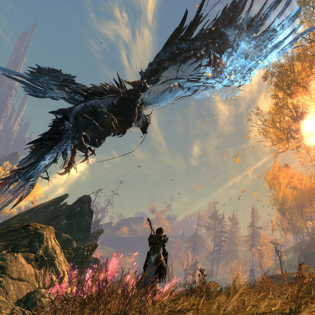 Guild Wars 2 style, Midjourney V8.2, render 2 of 4