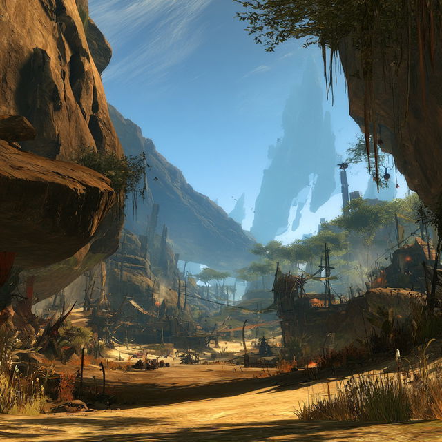 Guild Wars 2 style, Midjourney V8.2, render 3 of 4