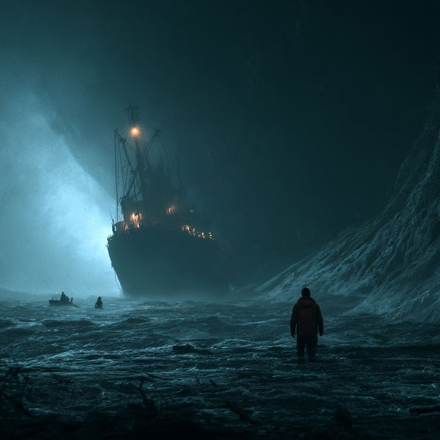 Guillem H. Pongiluppi style, Midjourney V8.2, render 4 of 4