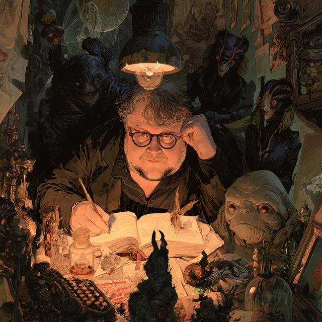Guillermo del Toro style, Midjourney V8.2, render 1 of 4
