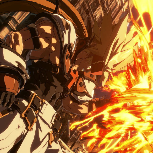 Guilty Gear Xrd REV 2 style, Midjourney V8.2, render 4 of 4