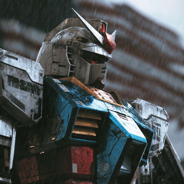 Gundam style, Midjourney V8.2, render 2 of 4