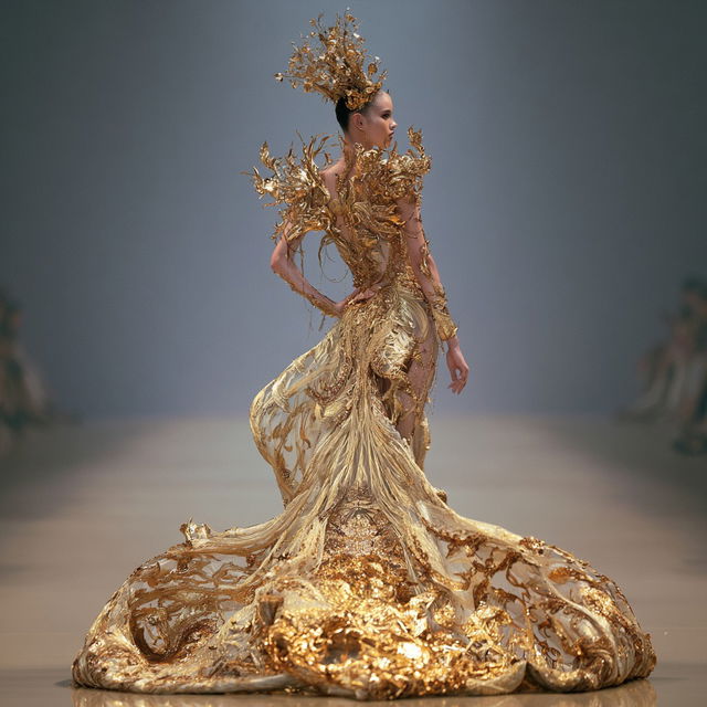 Guo Pei style, Midjourney V8.2, render 2 of 4