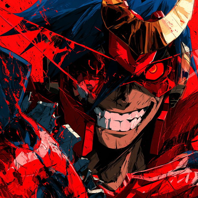 Gurren Lagann style, Midjourney V8.2, render 4 of 4