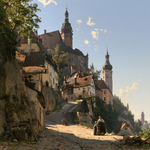 Gustav Bauernfeind style, Midjourney V8.2, render 2 of 4