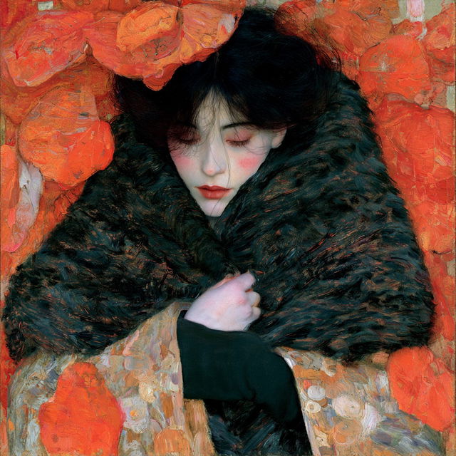 Gustav Klimt style, Midjourney V8.2, render 4 of 4