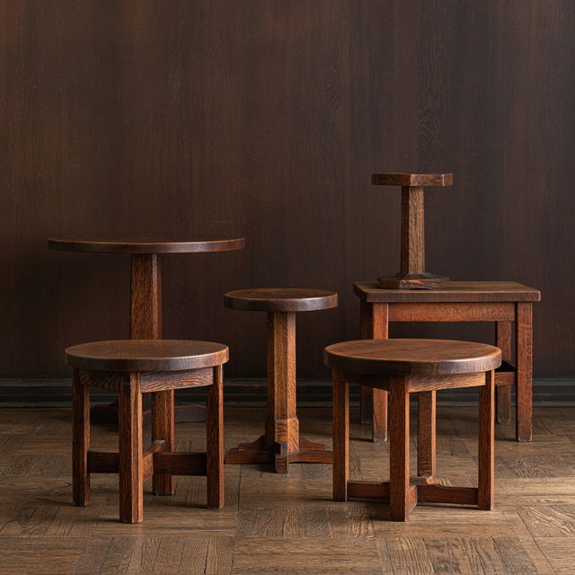 Gustav Stickley style, Midjourney V8.2, render 1 of 4