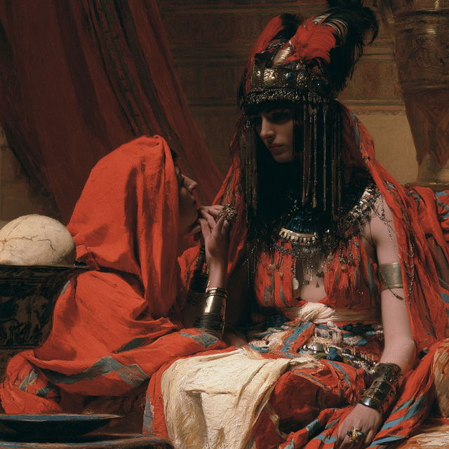 Gustave Boulanger style, Midjourney V8.2, render 2 of 4