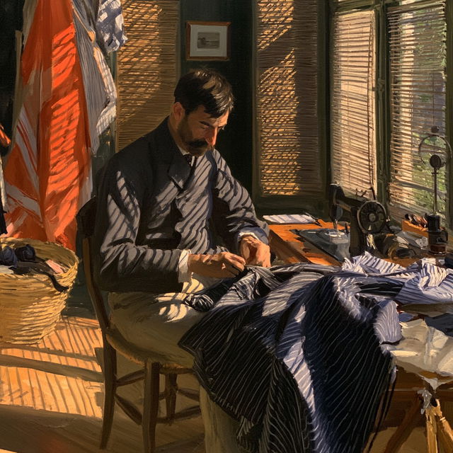 Gustave Caillebotte style, Midjourney V8.2, render 3 of 4