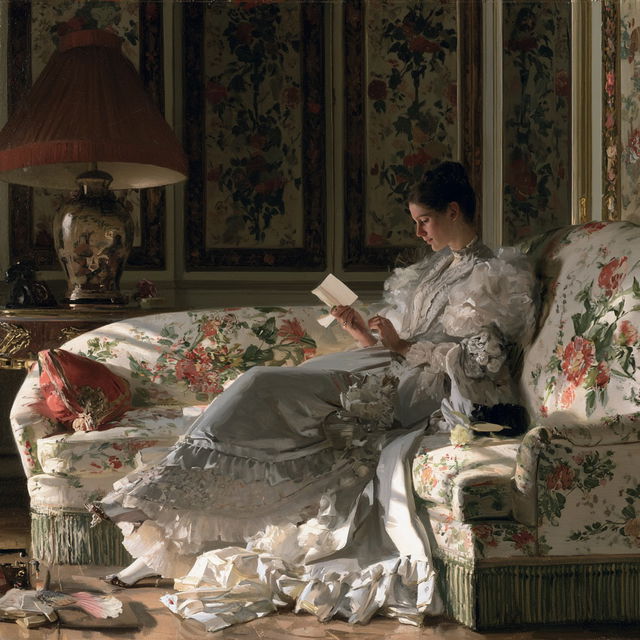 Gustave de Jonghe style, Midjourney V8.2, render 4 of 4
