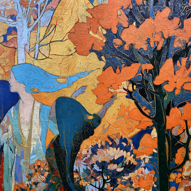Gustave De Smet style, Midjourney V8.2, render 3 of 4