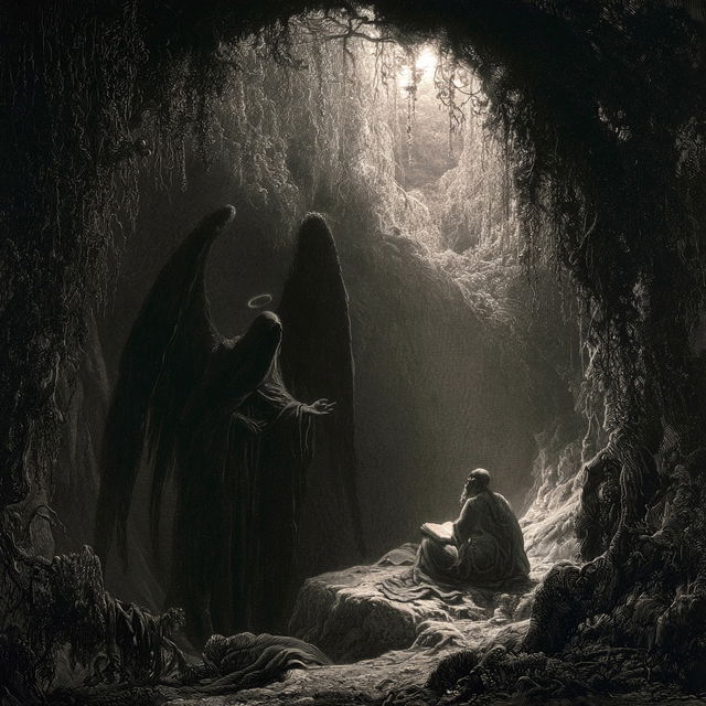 Gustave Dore style, Midjourney V8.2, render 4 of 4