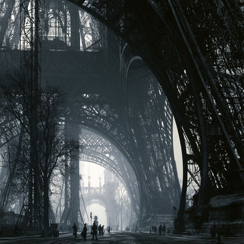 Gustave Eiffel style (Architects), Midjourney V8.2